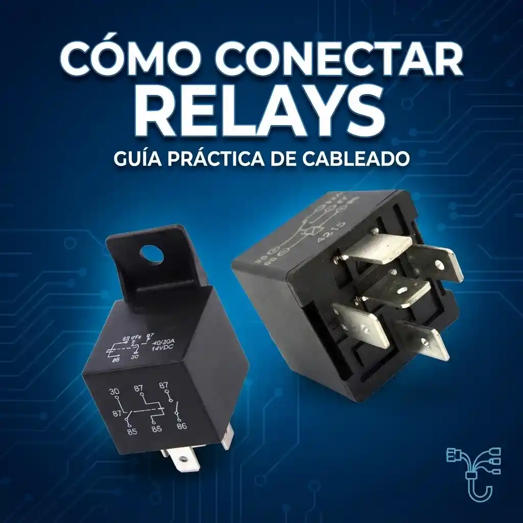 Como usar relays de 5 patas 12V