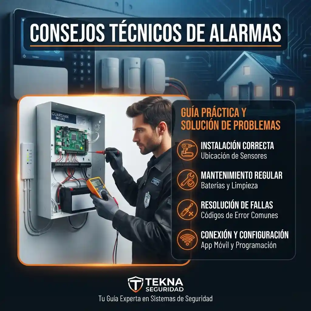 Consejos tecnicos de alarmas