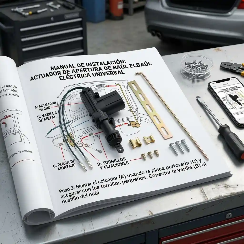 Apertura de baul electrica automotor