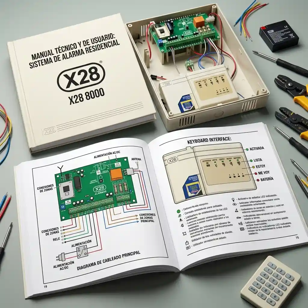 Datos tecnicos X28 Serie 8000