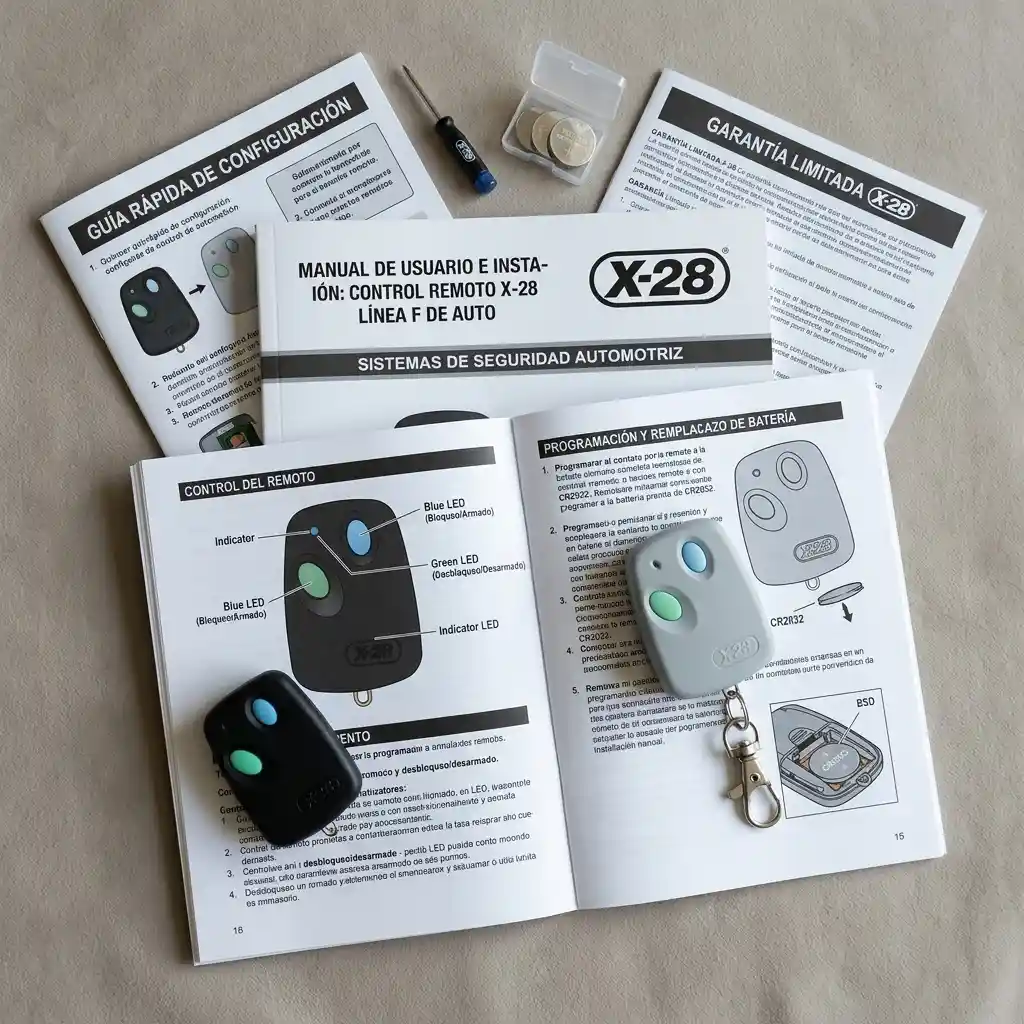 Programacion controles remoto X28 Lineas E - F - G - L - Z